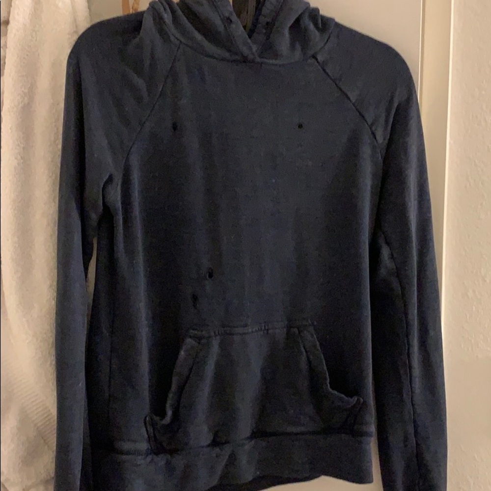 Indah Body Distressed Hooded Sweatshirt